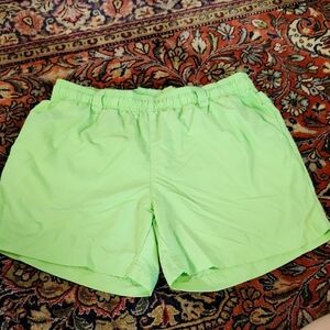 Columbia PFG Quick Dry Shorts Neon Green M 5L